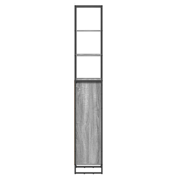 Badezimmerschrank Grau Sonoma 40x30x180cm