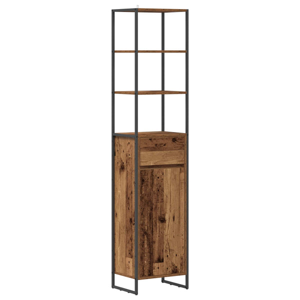 Badezimmerschrank Altholz 40x30x180cm