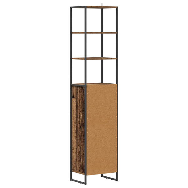 Badezimmerschrank Altholz 40x30x180cm