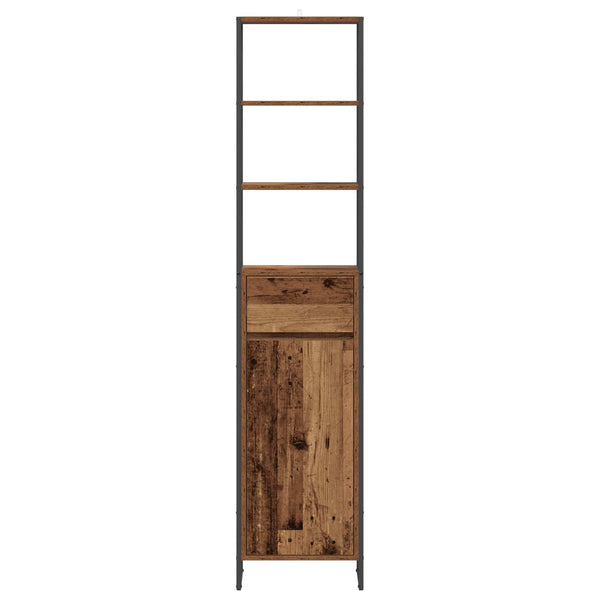 Badezimmerschrank Altholz 40x30x180cm
