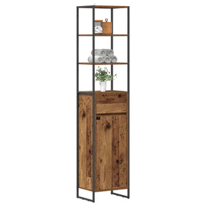Badezimmerschrank Altholz 40x30x180cm