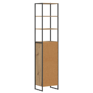 Badezimmerschrank Eiche 40x30x180 cm