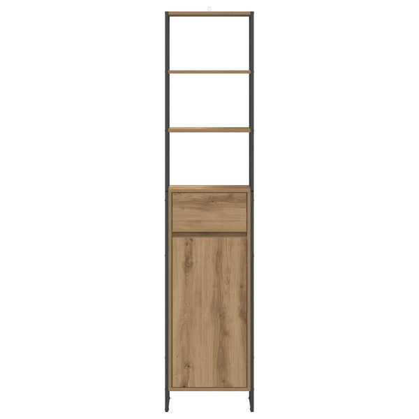 Badezimmerschrank Eiche 40x30x180 cm