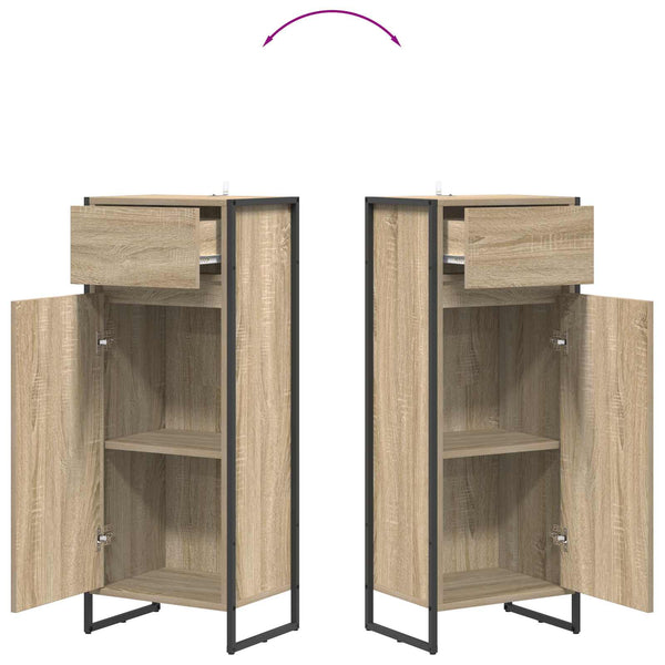 Badezimmerschrank Sonoma Eiche 40x100 cm