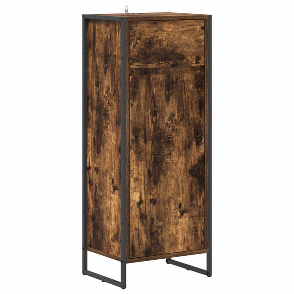Badezimmerschrank Holzwerkstoff 40x30x100cm Raucharbe