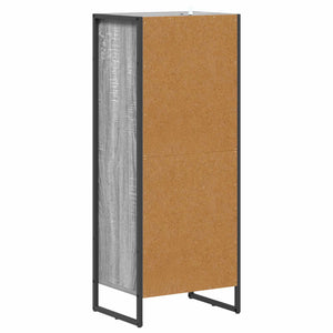 Badezimmerschrank Grau Sonoma 40x30x100cm