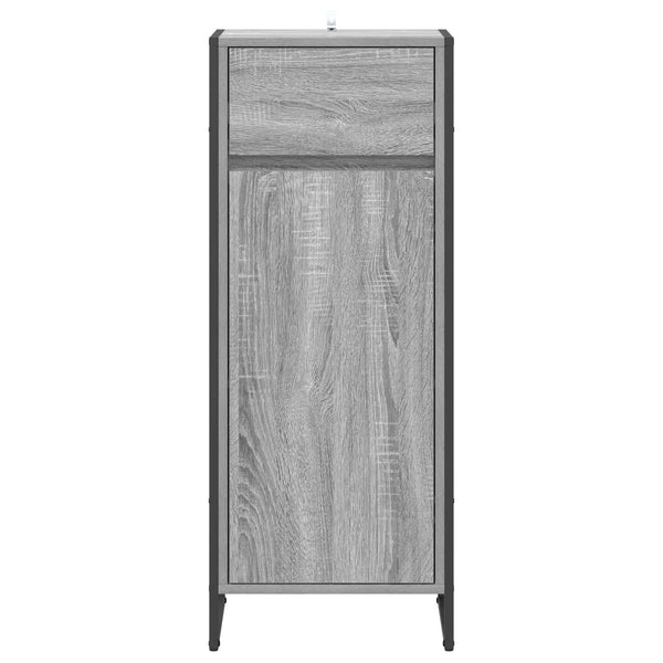 Badezimmerschrank Grau Sonoma 40x30x100cm
