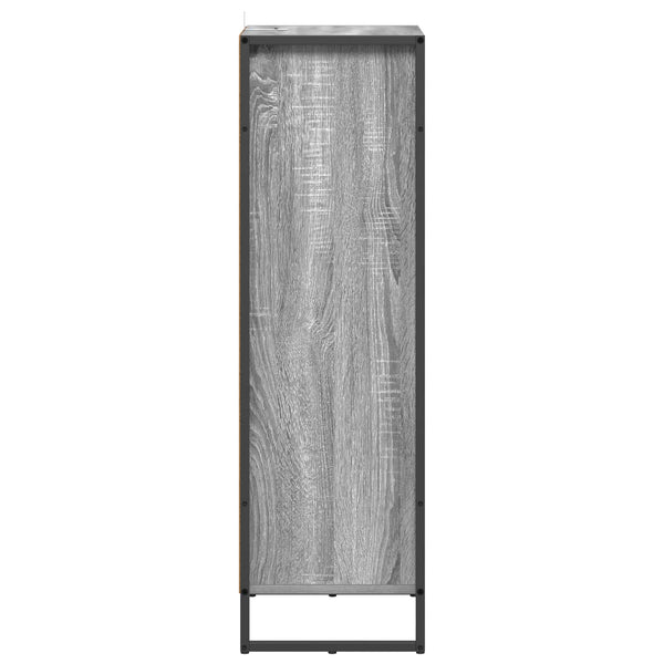 Badezimmerschrank Grau Sonoma 40x30x100cm