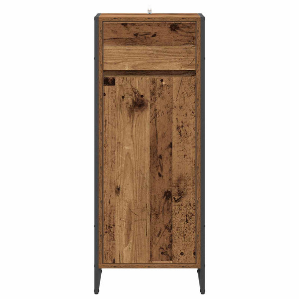 Badezimmerschrank Altholz 40x30x100cm