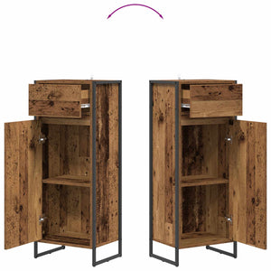 Badezimmerschrank Altholz 40x30x100cm