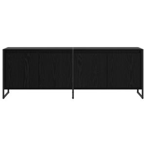 TV-Schrank Schwarz Eichen-Optik 140 cm