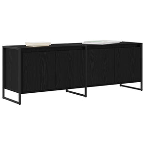 TV-Schrank Schwarz Eichen-Optik 140 cm