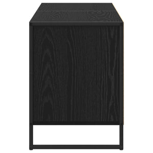 TV-Schrank Schwarz Eichen-Optik 140 cm