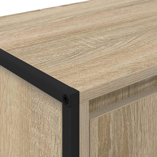 vidaXL Meuble TV Sonoma 140 x 36 x 49,5 cm Bois d'ingénierie
