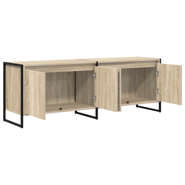 vidaXL Meuble TV Sonoma 140 x 36 x 49,5 cm Bois d'ingénierie
