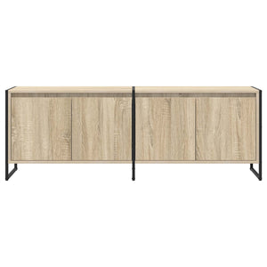 vidaXL Meuble TV Sonoma 140 x 36 x 49,5 cm Bois d'ingénierie