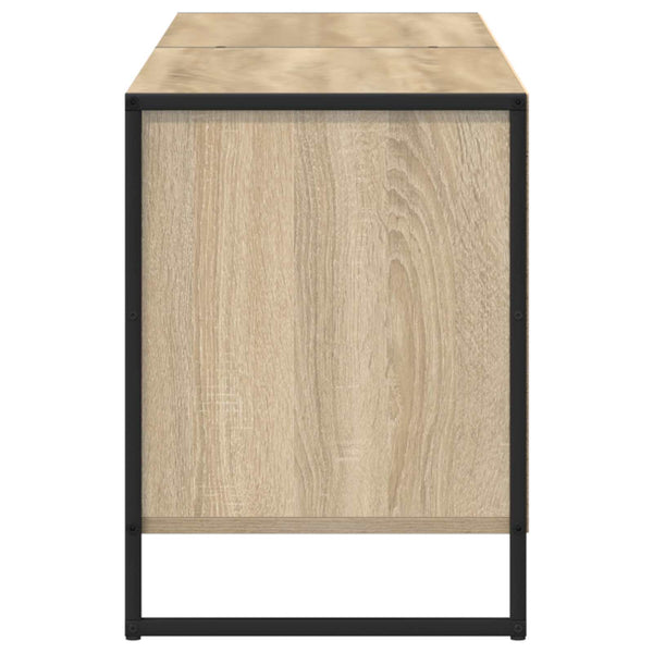 vidaXL Meuble TV Sonoma 140 x 36 x 49,5 cm Bois d'ingénierie