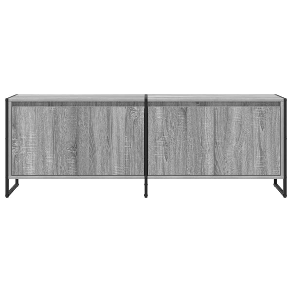 vidaXL Meuble TV Sonoma Gris 140 x 36 x 49,5 cm Bois d'ingénierie