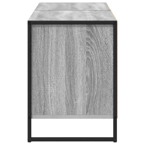 vidaXL Meuble TV Sonoma Gris 140 x 36 x 49,5 cm Bois d'ingénierie