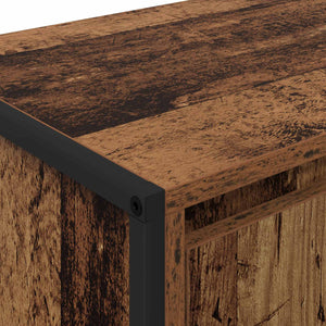vidaXL Meuble TV bois de récupération 140 x 36 x 49,5 cm Bois d'ingénierie