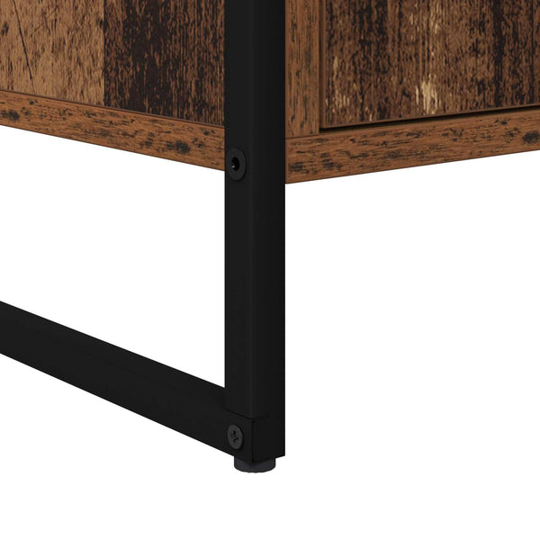 vidaXL Meuble TV bois de récupération 140 x 36 x 49,5 cm Bois d'ingénierie