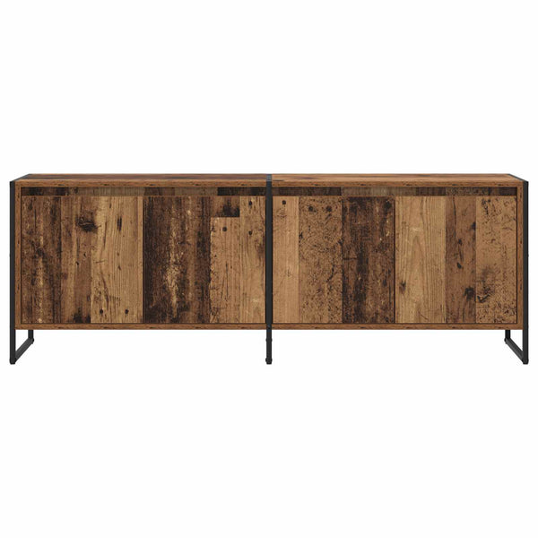 vidaXL Meuble TV bois de récupération 140 x 36 x 49,5 cm Bois d'ingénierie