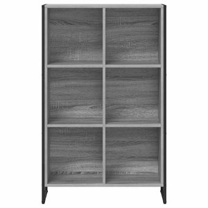 Graues Bücherregal Sonoma, 108,5 cm hoch