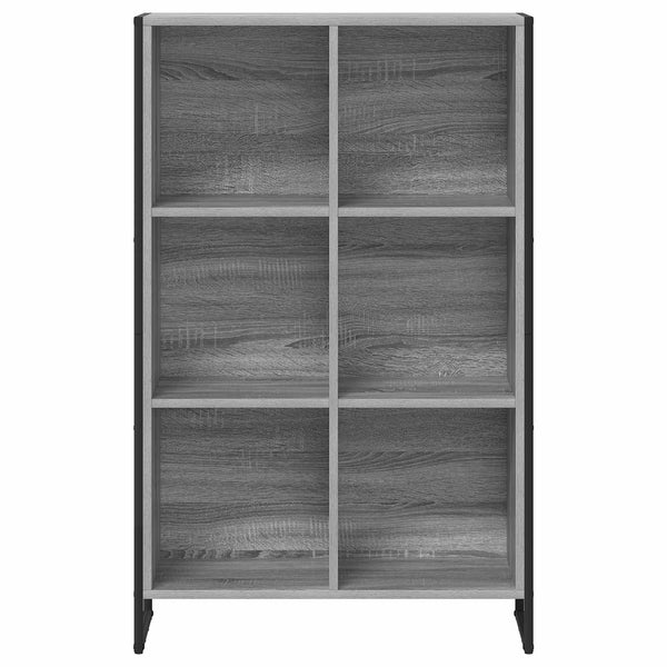 Graues Bücherregal Sonoma, 108,5 cm hoch