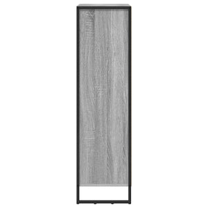 Graues Bücherregal Sonoma, 108,5 cm hoch