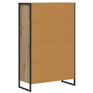 vidaXL Étagère artisanale Chêne 99,5 x 30 x 108,5 cm