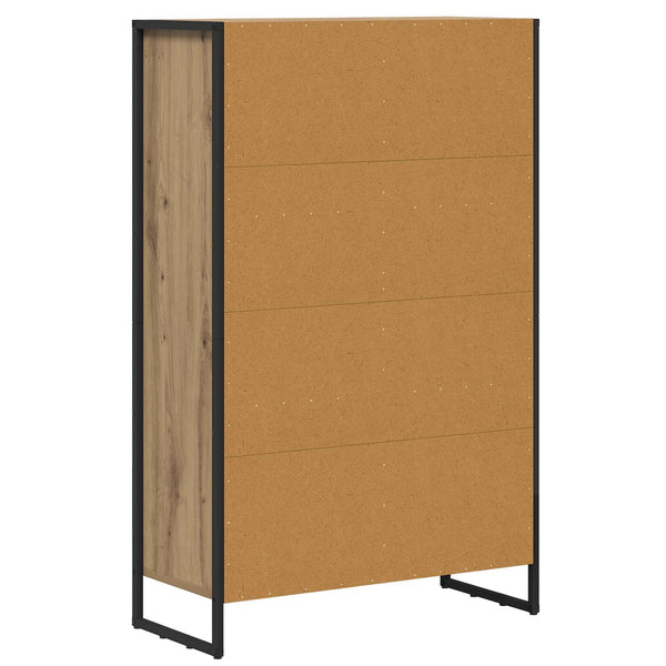 vidaXL Étagère artisanale Chêne 99,5 x 30 x 108,5 cm
