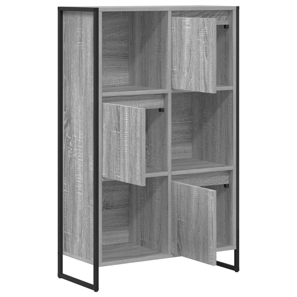 Bücherregal Grau Sonoma 68x30x108.5cm