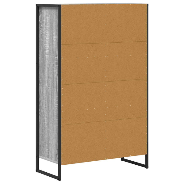 Bücherregal Grau Sonoma 68x30x108.5cm
