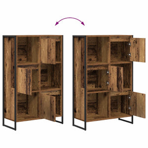 Bücherregal Altholz 68x30x108.5cm