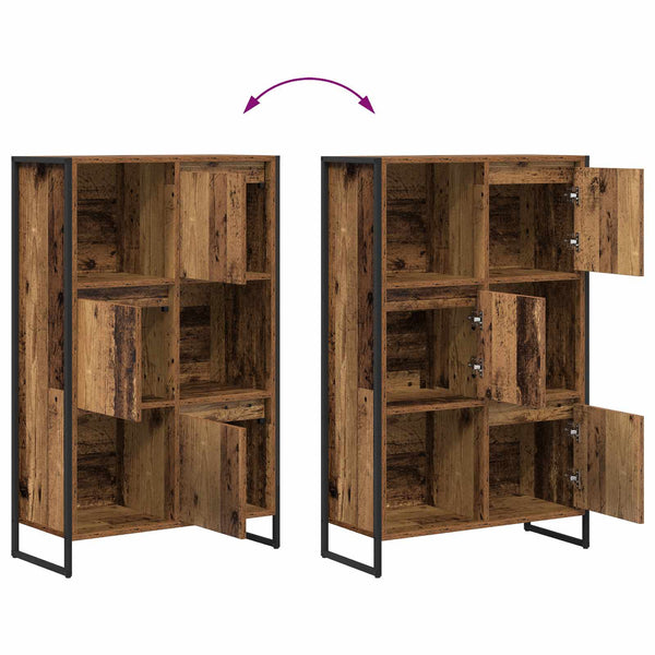 Bücherregal Altholz 68x30x108.5cm