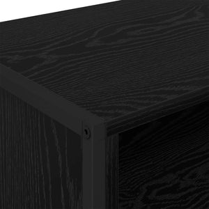 TV-Schrank Schwarz Eichen-Optik 100 cm