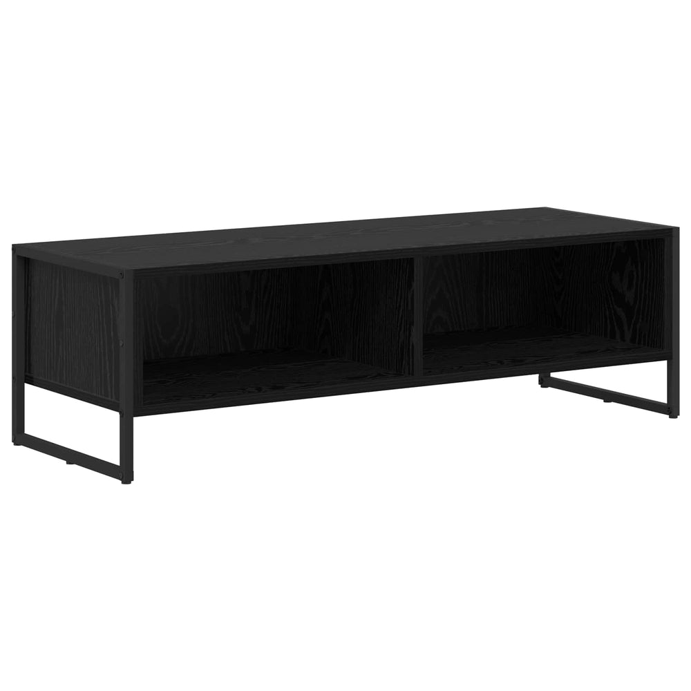 TV-Schrank Schwarz Eichen-Optik 100 cm