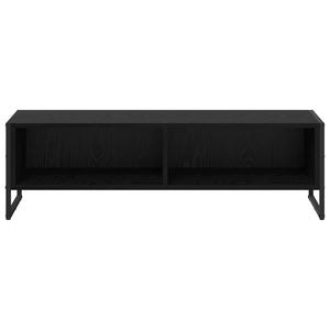 TV-Schrank Schwarz Eichen-Optik 100 cm
