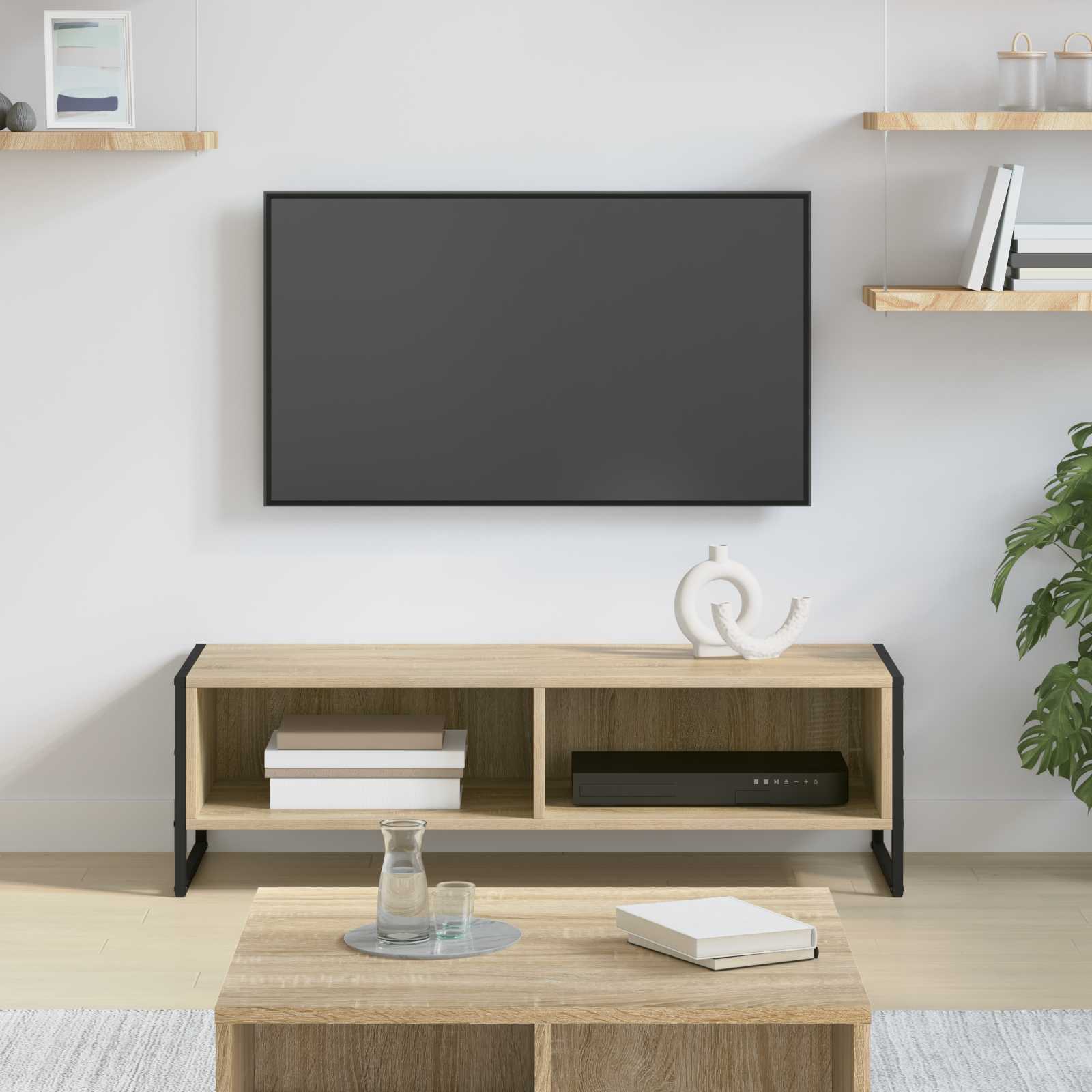 Meuble TV vidaXL Sonoma 100 x 36,5 x 30,5 cm, bois d'ingénierie