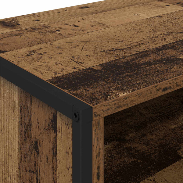 vidaXL Meuble TV en bois de récupération 100 x 36,5 x 30,5 cm bois d'ingénierie
