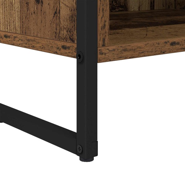 vidaXL Meuble TV en bois de récupération 100 x 36,5 x 30,5 cm bois d'ingénierie