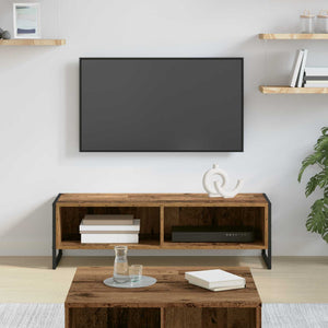 vidaXL Meuble TV en bois de récupération 100 x 36,5 x 30,5 cm bois d'ingénierie