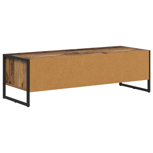 vidaXL Meuble TV en bois de récupération 100 x 36,5 x 30,5 cm bois d'ingénierie