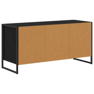 TV-Schrank Schwarz Eichen-Optik 100 cm