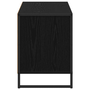 TV-Schrank Schwarz Eichen-Optik 100 cm