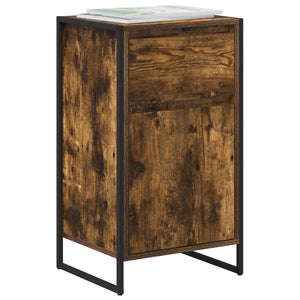 vidaXL Commode fumée 43 x 36 x 75,5 cm Bois d'ingénierie