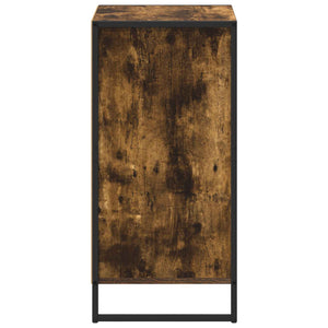 vidaXL Commode fumée 43 x 36 x 75,5 cm Bois d'ingénierie