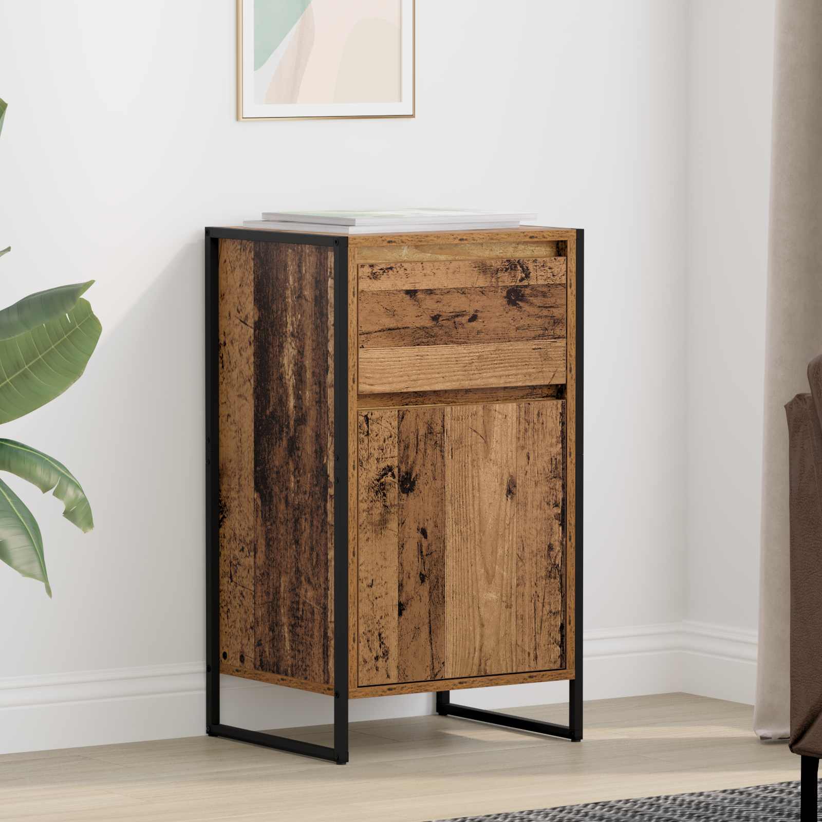 vidaXL Buffet Bois de récupération 43 x 36 x 75,5 cm Bois d'ingénierie
