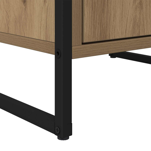 vidaXL Buffet artisanal Chêne 43 x 36 x 75,5 cm Bois d'ingénierie