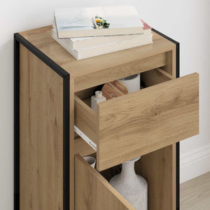 vidaXL Buffet artisanal Chêne 43 x 36 x 75,5 cm Bois d'ingénierie